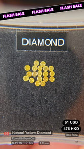 Natural Yellow Diamond Deal (0.49 cts)